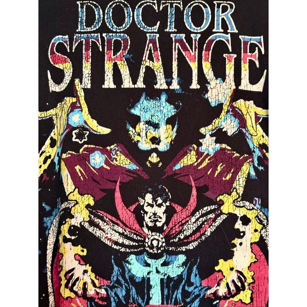 MARVEL - GUC Men's Size 1XL Dr. Strange Short Sleeve Tee in Black